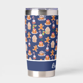 Weihnachtsdesserts Tumbler Personalisiert Thermobecher