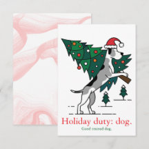 Weihnachtsdienst: Hund. Dogge-Version.