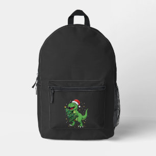 Weihnachtsdinosaurier Santa T Rex Bedruckter Rucksack