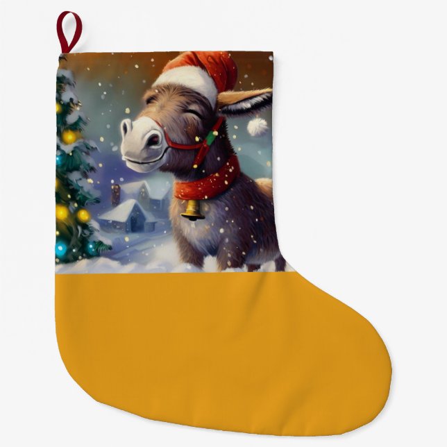 WeihnachtsDonkey 1 Großer Weihnachtsstrumpf (Vorderseite)