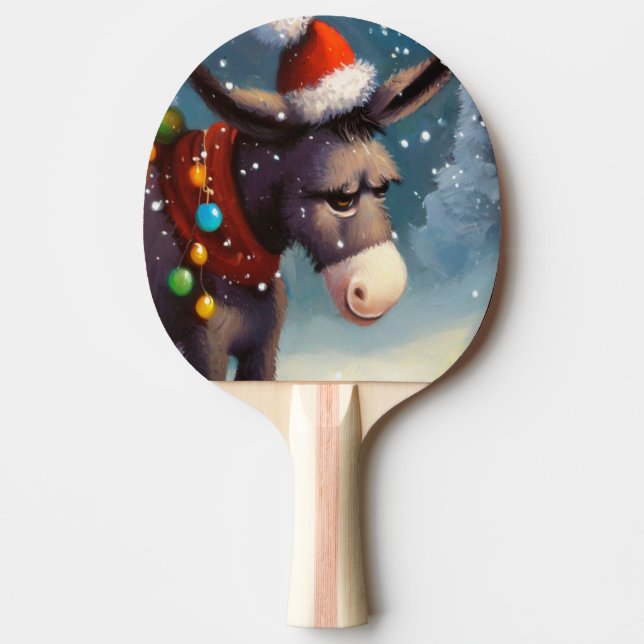 WeihnachtsDonkey (2) Tischtennis Schläger (Vorderseite)