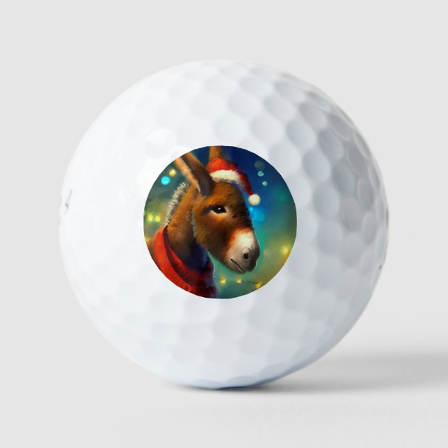 WeihnachtsDonkey (3) Golfball (Vorderseite)