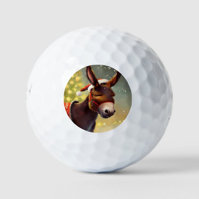 WeihnachtsDonkey (4) Golfball (Vorderseite)
