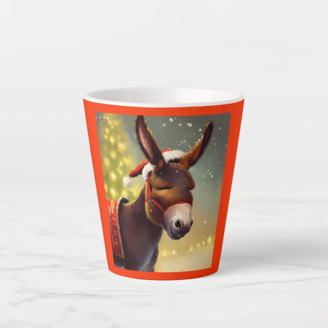 WeihnachtsDonkey 4 Milchtasse (Vorderseite)