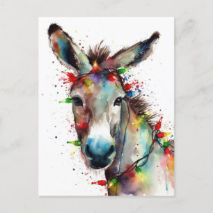WeihnachtsDonkey Postkarte