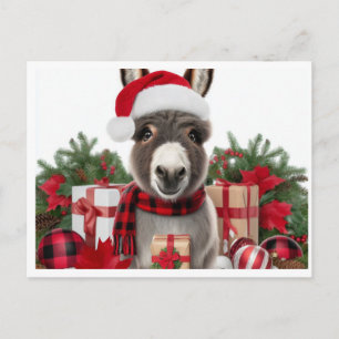 Weihnachtsdonkey Postkarte
