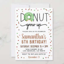 WeihnachtsDonut wird zum Geburtstag eingeladen