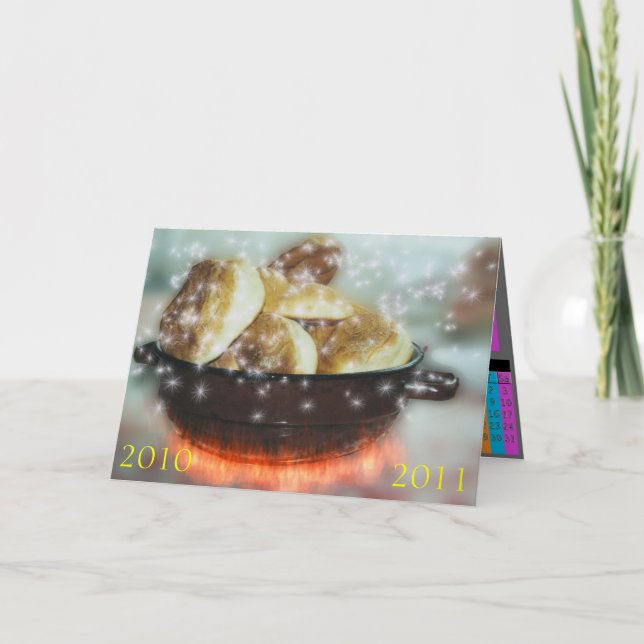 Weihnachtsdonuts, Kalender 2011 Feiertagskarte (Vorderseite)