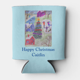 Weihnachtsdorf Dosenkühler