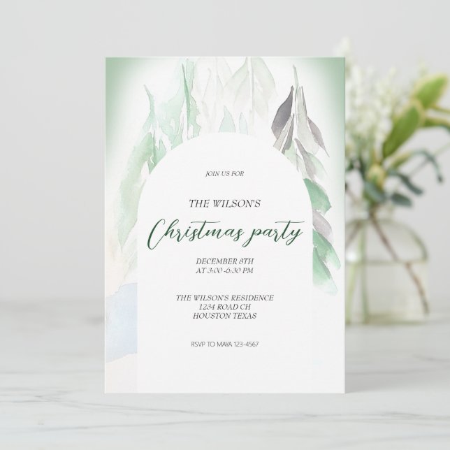 Weihnachtsdorf Einladung (Stehend Vorderseite)