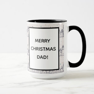 Weihnachtsdorf im Schnee färben Tasse