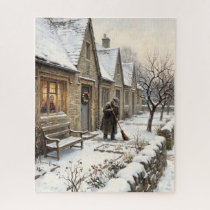 Weihnachtsdorf im viktorianischen Stil Puzzle