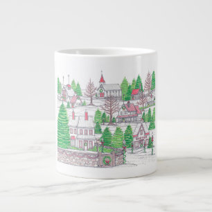 Weihnachtsdorf Jumbo Tasse