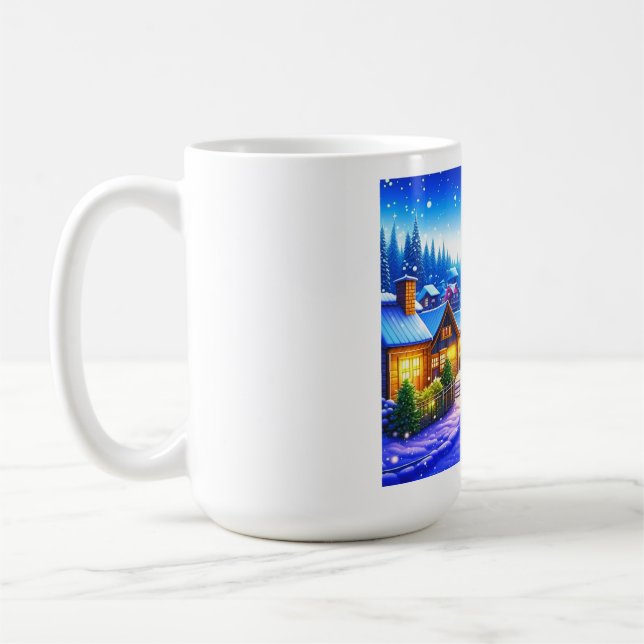 Weihnachtsdorf Kaffeetasse (Links)