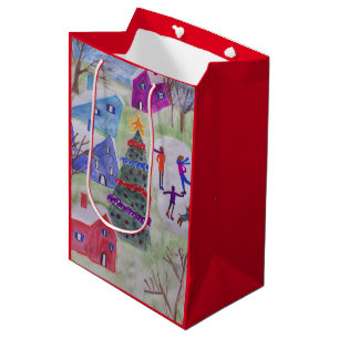 Weihnachtsdorf mittlere geschenktüte