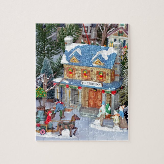 Weihnachtsdorf Puzzle (Vertikal)
