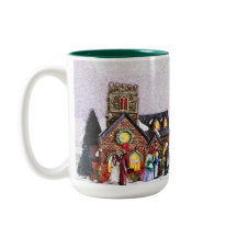 Weihnachtsdorf-Szene