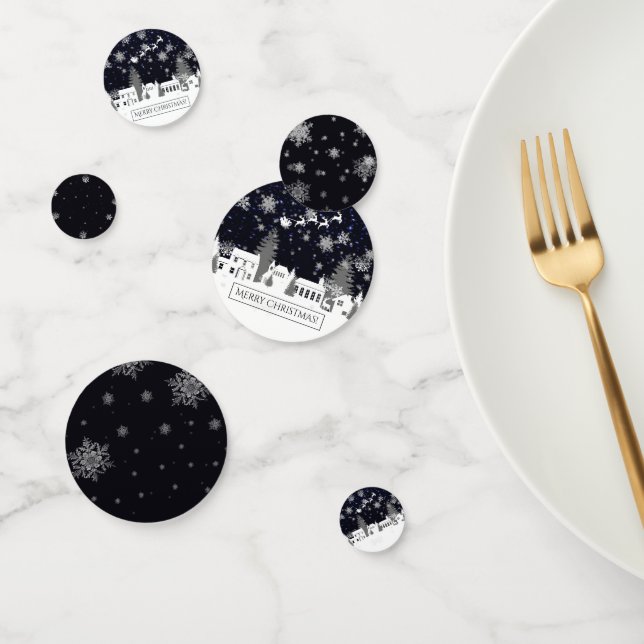 Weihnachtsdorf Table Confetti Konfetti (Gruppe)