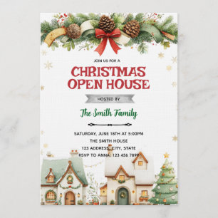 Weihnachtsdorf Urlaub Open House Einladung