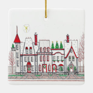 Weihnachtsdörfchen - Ornament