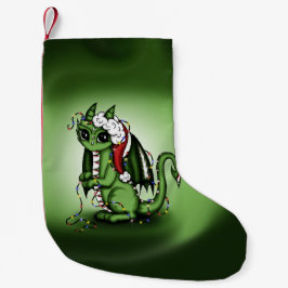 Weihnachtsdrache-Hart treffen Kleiner Weihnachtsstrumpf