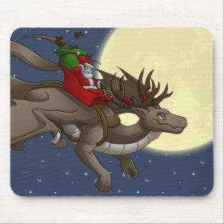 Weihnachtsdrache Mousepad