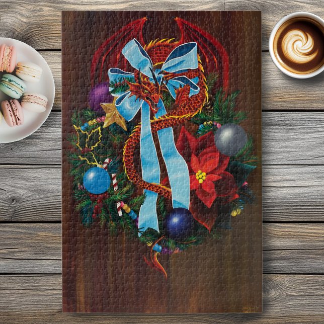 Weihnachtsdrache Puzzle (Von Creator hochgeladen)