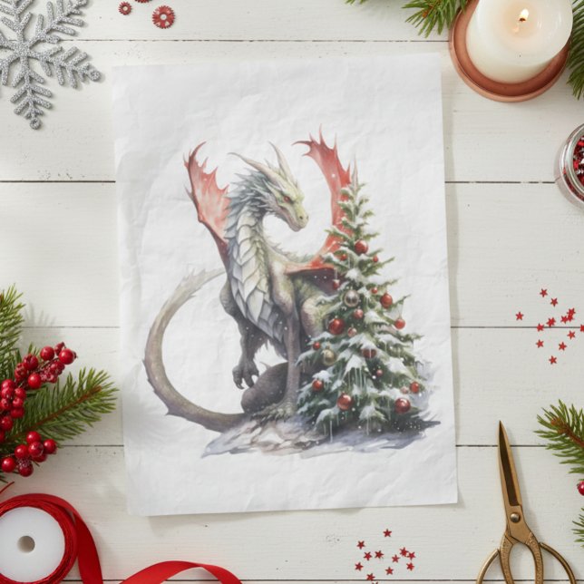 Weihnachtsdrache Seidenpapier (Von Creator hochgeladen)