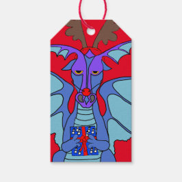 Weihnachtsdrachenschilder (Packung mit 10 Stück) Geschenkanhänger