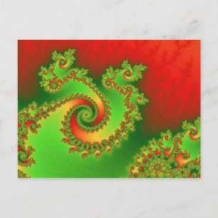 Weihnachtsdreifache Rotations-Postkarte Feiertagspostkarte