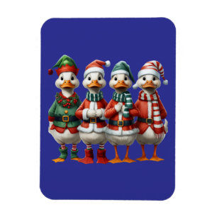 Weihnachtsduck Familienfeiertag Dekoration Magnet