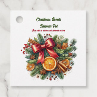 Weihnachtsdüfte Simmer Pot  Geschenkanhänger