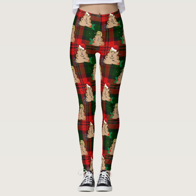 Weihnachtsdump-Leggings Leggings (Vorderseite)