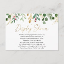 Weihnachtsdusche Babydusche