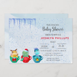 Weihnachtsdusche Dinosaurier Teacup Kinderdusche E