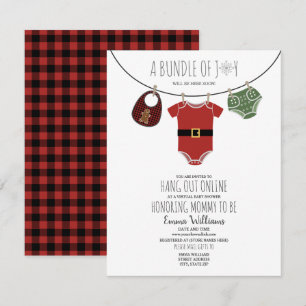 Weihnachtsdusche Einladung