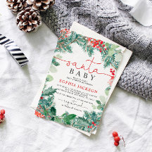 Weihnachtsdusche Einladung