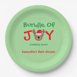 Weihnachtsdusche Pappteller