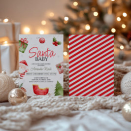 Weihnachtsdusche von Santa Baby Einladung