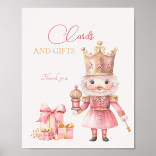 Weihnachtsduschenernährungskarten und -geschenke poster
