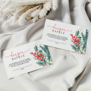 Weihnachtsduschmaschine Windeln Begleitkarte