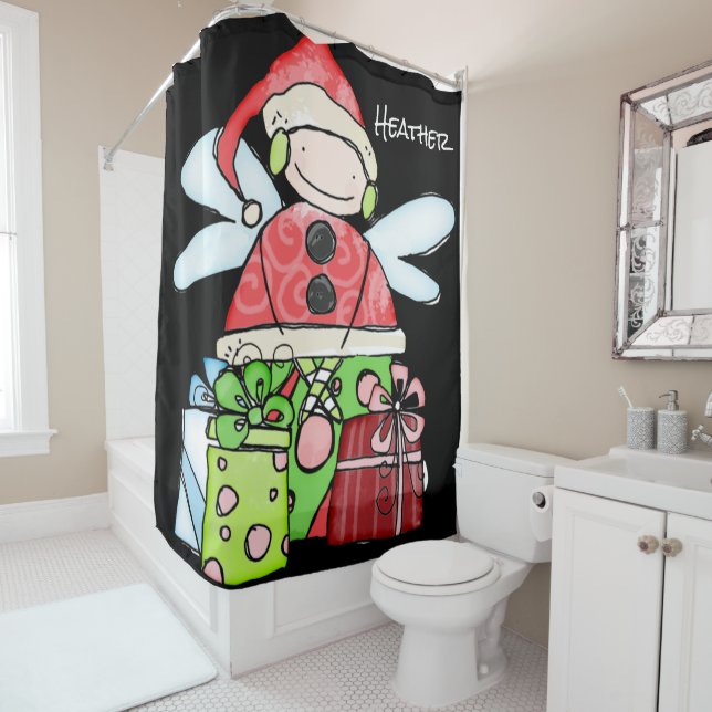 Weihnachtsduschvorhang Duschvorhang (Beispiel)