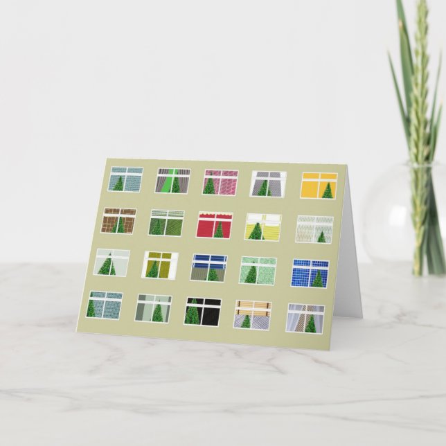 Weihnachtsebenen 1. feiertagskarte (Vorderseite)