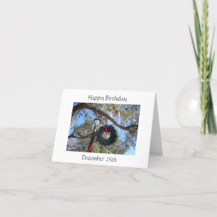 Weihnachtseiche Feiertagskarte