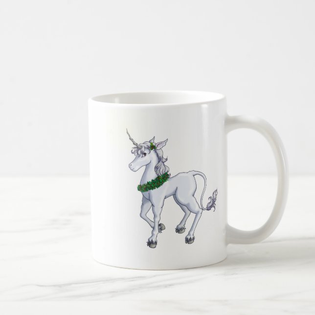 WeihnachtsEinhorn Kaffeetasse (Rechts)