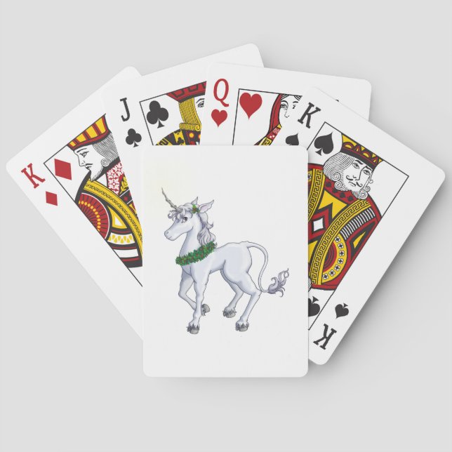 WeihnachtsEinhorn Spielkarten (Rückseite)
