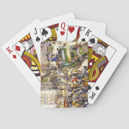 Weihnachtseinkäufer auf der Fifth Avenue (New York Spielkarten