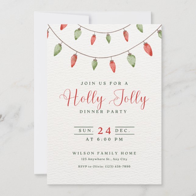 Weihnachtseinladung Einladung (Vorderseite)