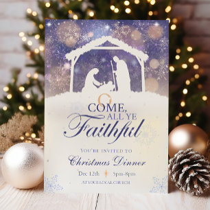 Weihnachtseinladung religiös einladung