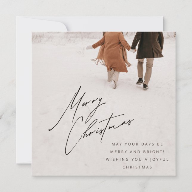 Weihnachtseinladung Save The Date (Vorderseite)